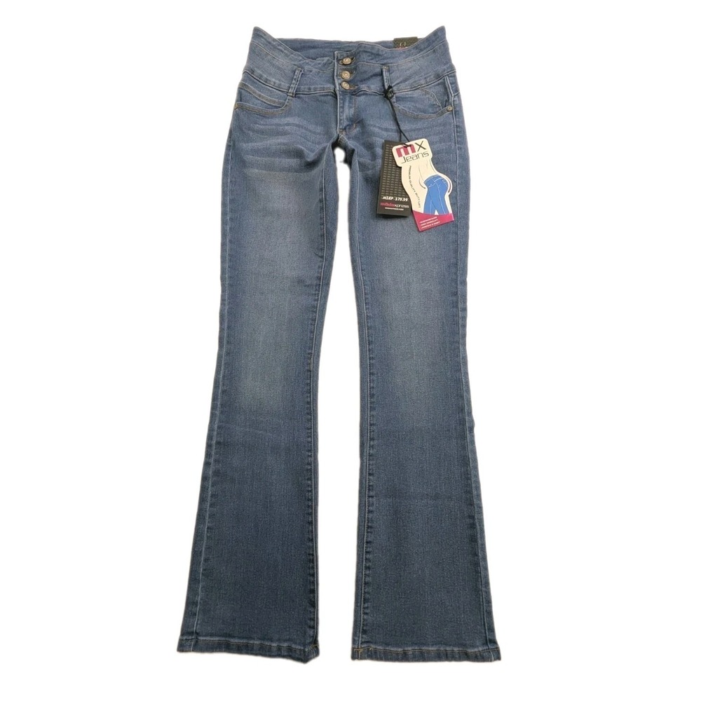NWT Moda Express Bootcut Med Rise Butt Lifting Stretch Jeans Women's Size 11/12